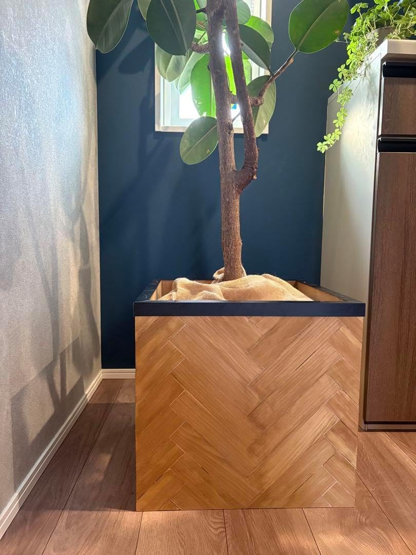 ヘリンボーン柄の天然木鉢カバー ヘリンボーン柄の天然木鉢カバー 木製 ヘリンボーン柄の天然木鉢カバー ヘリンボーン柄の天然木鉢カバー 木製